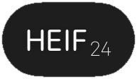 De knop HEIF 24 bovenin de Camera-app