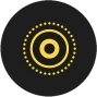 Live-knop geel zonder A