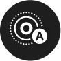 Live-knop met een A